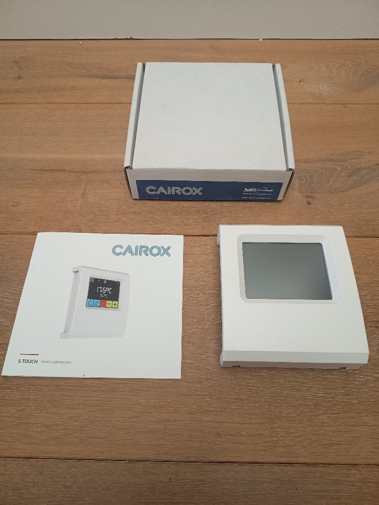 Touchscreen Bediening Ventilatoren - Cairox S-TOUCH - NIEUW, Doe-het-zelf en Verbouw, Verzenden, Nieuw, Ventilator en Afzuiger