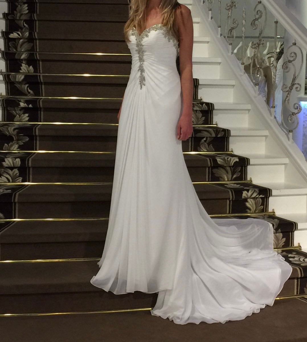 Pronovias trouwjurk – maat 36/38 –als nieuw, Ophalen, Zo goed als nieuw, Wit, Trouwjurk