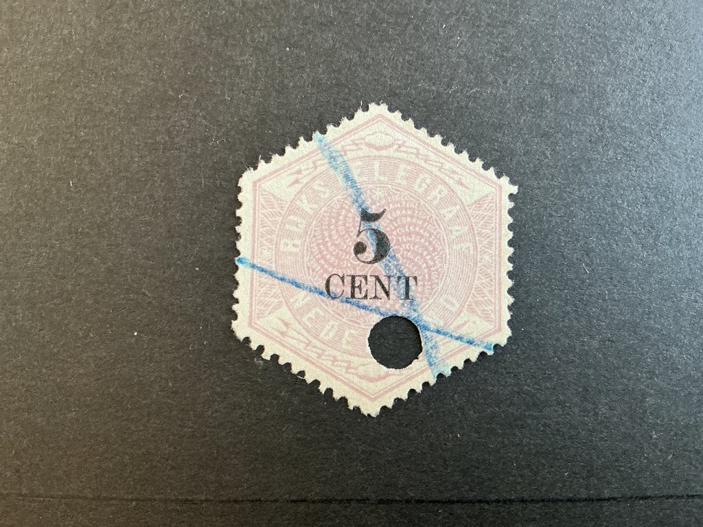 Telegram gebruikt nr. 3, Verzenden, T/m 1940, Gestempeld