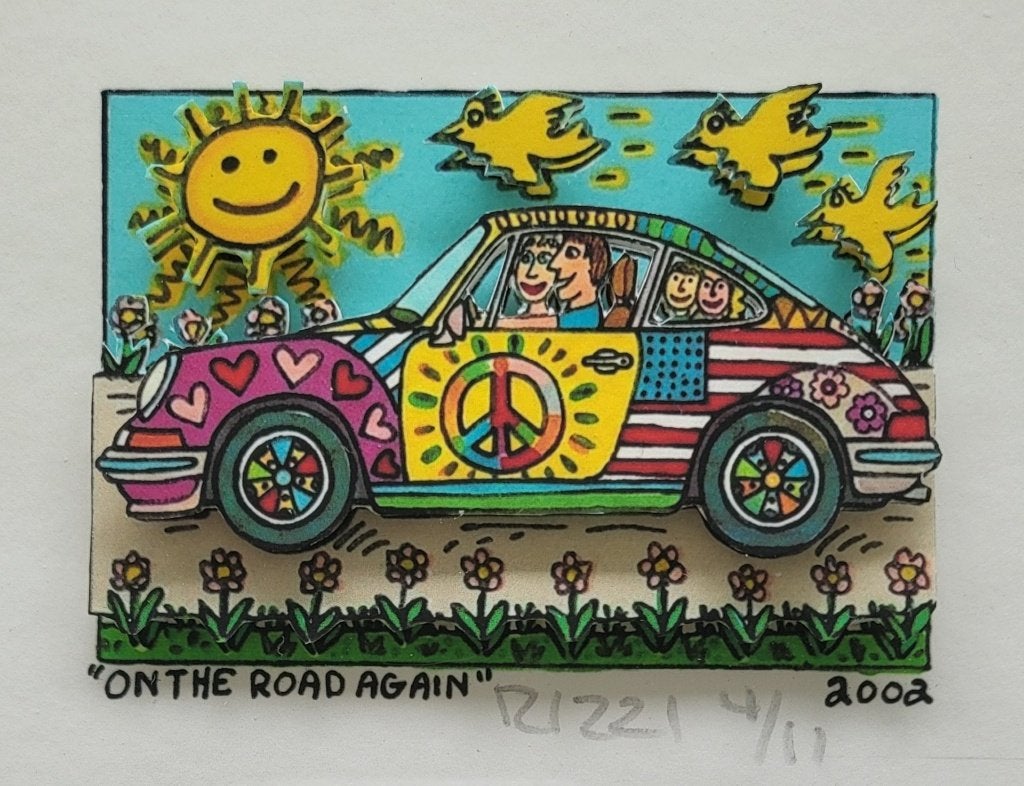 James Rizzi - On the road again "Porsche 911" - 3D, Verzenden