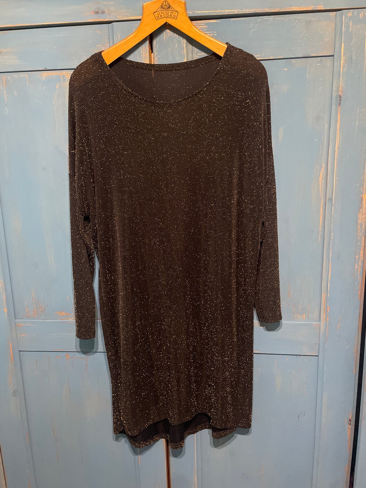 Zwart glitter jurkje - Maat M, Kleding | Dames, Maat 38/40 (M), Zwart, Ophalen of Verzenden, Zo goed als nieuw