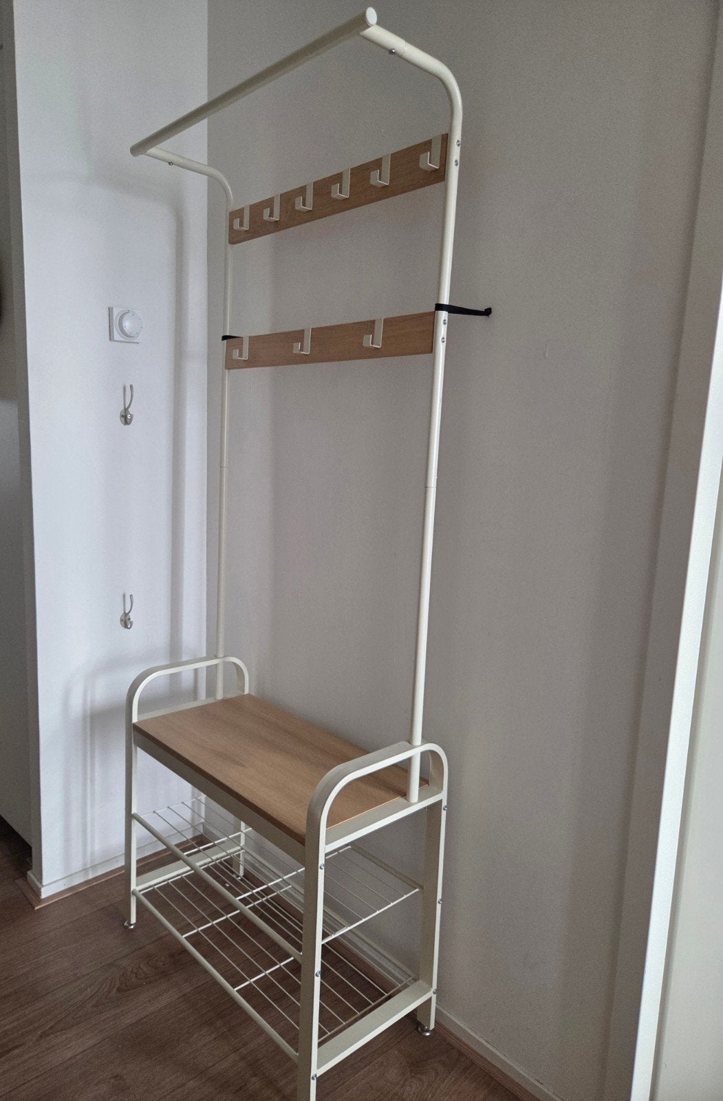Kapstok met schoenenrek, Huis en Inrichting, Ophalen, Metaal, Wandkapstok, Minder dan 100 cm