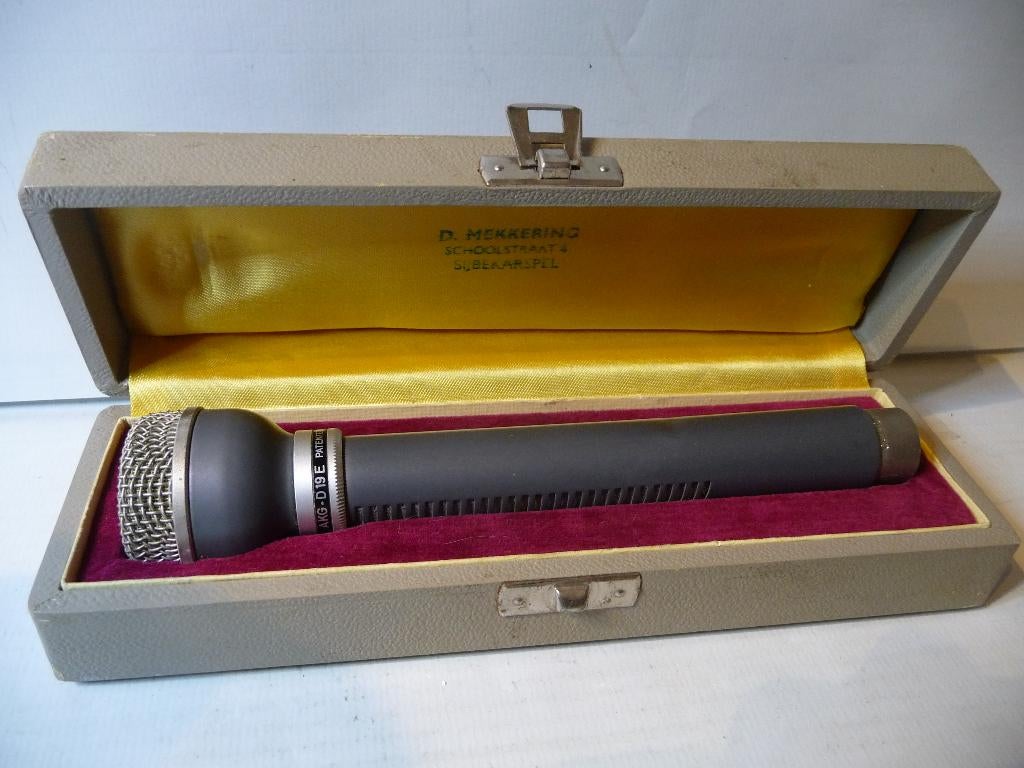AKG D 19E microfoon in originele box. Verzenden kan ook, Ophalen, Audio en Video