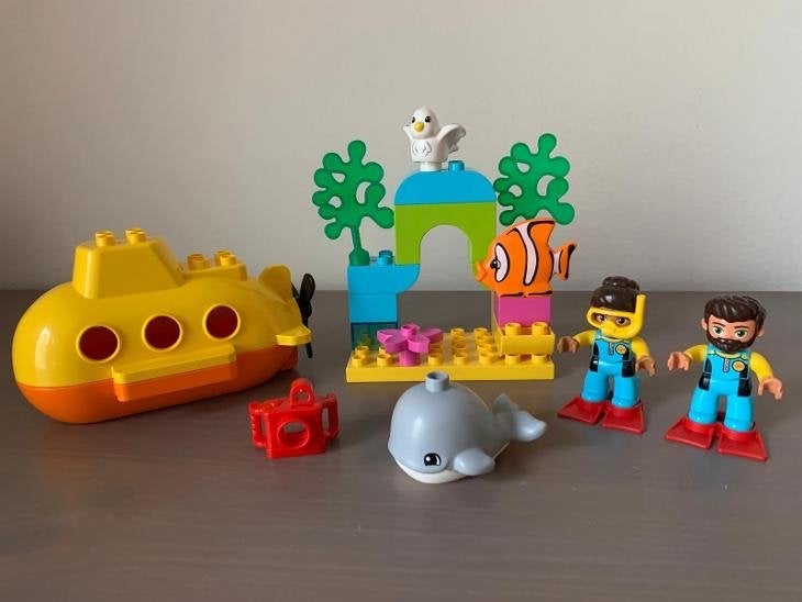 Duplo 10910 - Onderzeeër Avontuur, Gebruikt, Ophalen of Verzenden, Compleet, Duplo