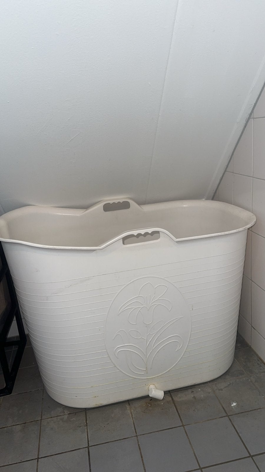 Bath Bucket - Mobiele Badkuip - Wit - 185L, Huis en Inrichting, Ophalen, Gebruikt, Overige typen
