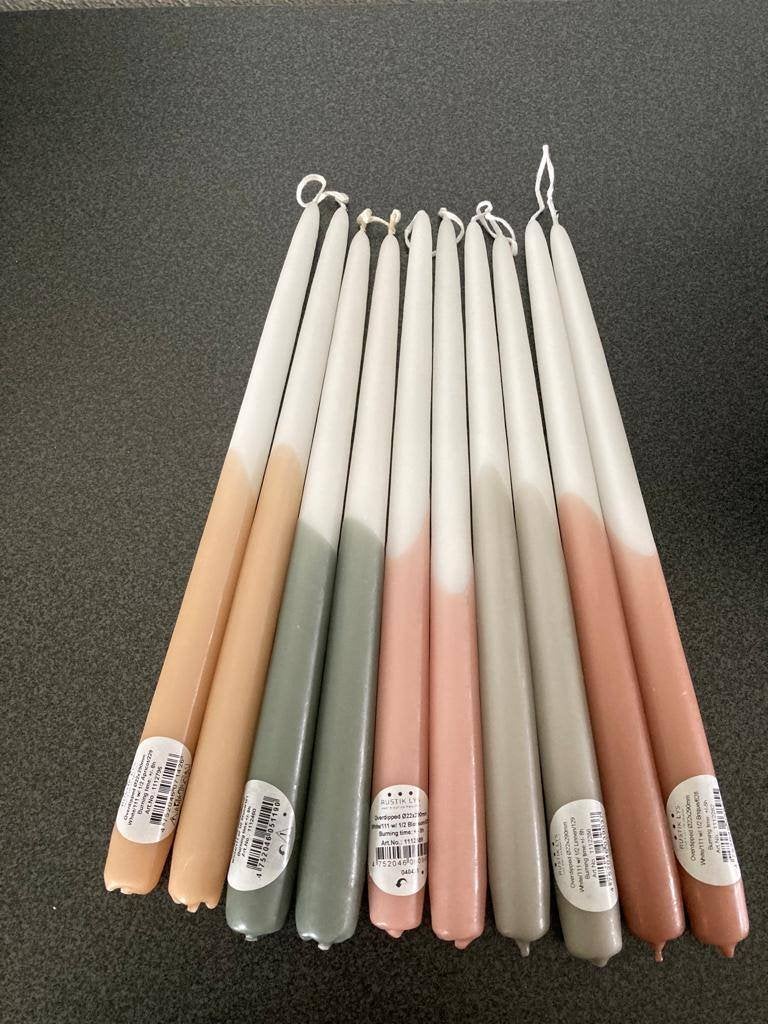 Rustik Lys Tweelingkaars 29 cm Nieuw!, Overige materialen, Nieuw, Ophalen of Verzenden, Kaars