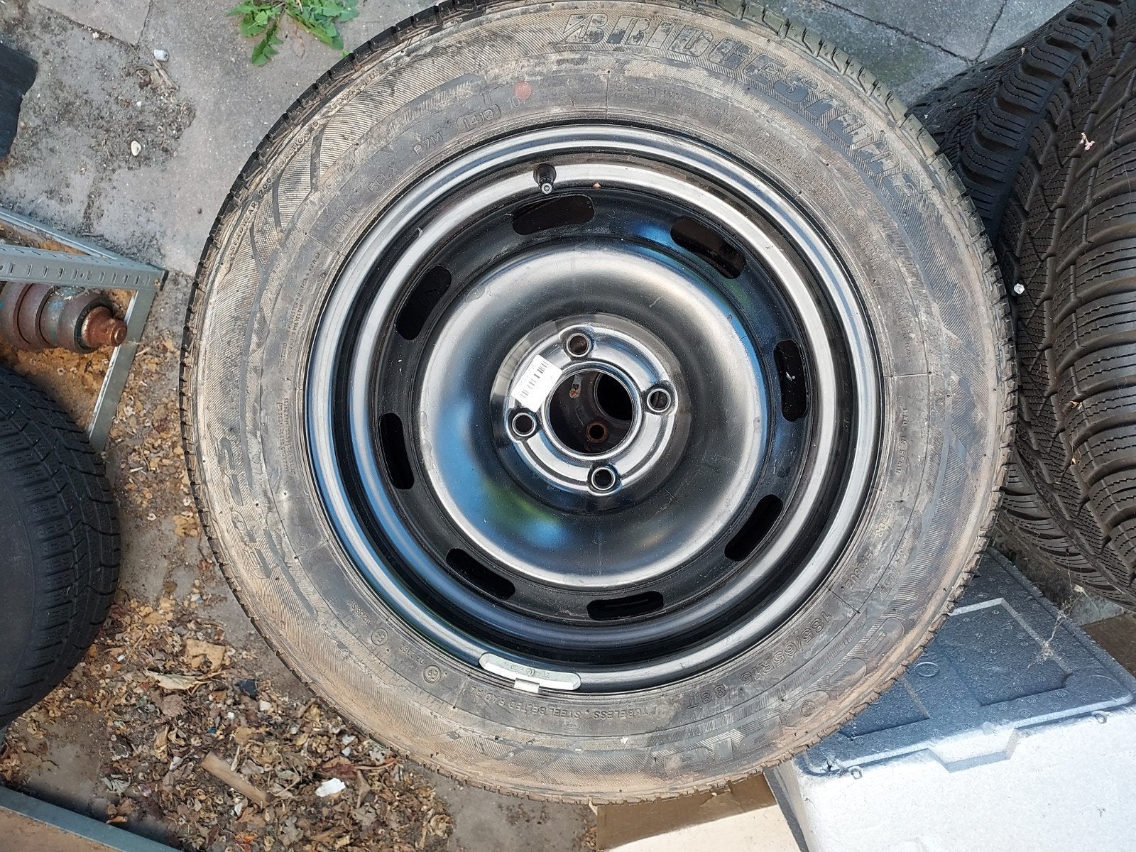 Bridgestone EP25 185/65 R15 4x100 Zomerband, Ophalen, Gebruikt, 15 inch, Banden en Velgen