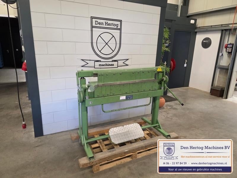 Schechtl UK 100 1020x1,5mm vingerzetbank gebruikte machines, Doe-het-zelf en Verbouw, Gereedschap | Overige machines, Ophalen