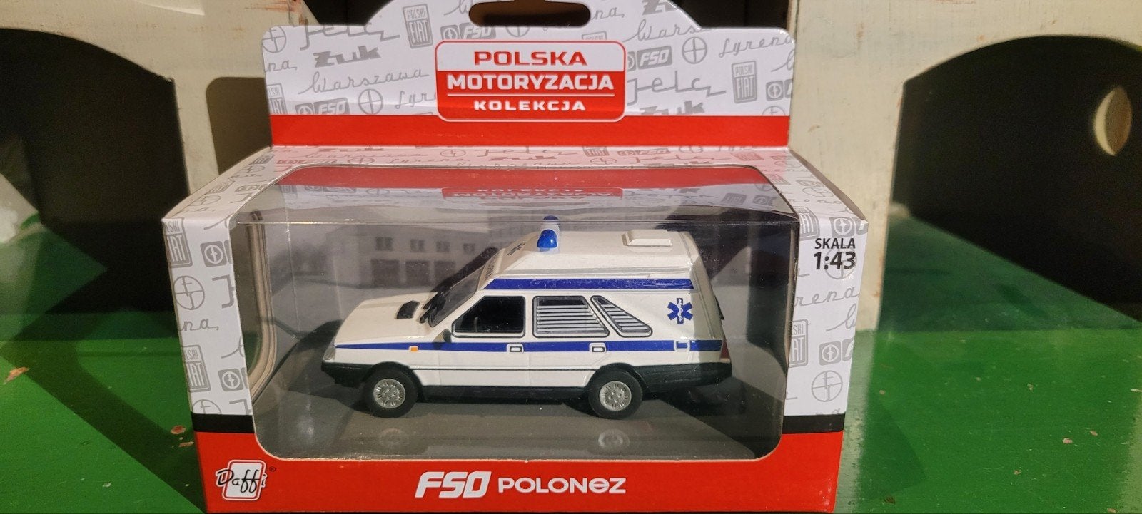 1/43 FSO Polonez Ambulance uitvoering mib zeer mooi, Ophalen of Verzenden, Nieuw, Auto, Overige merken