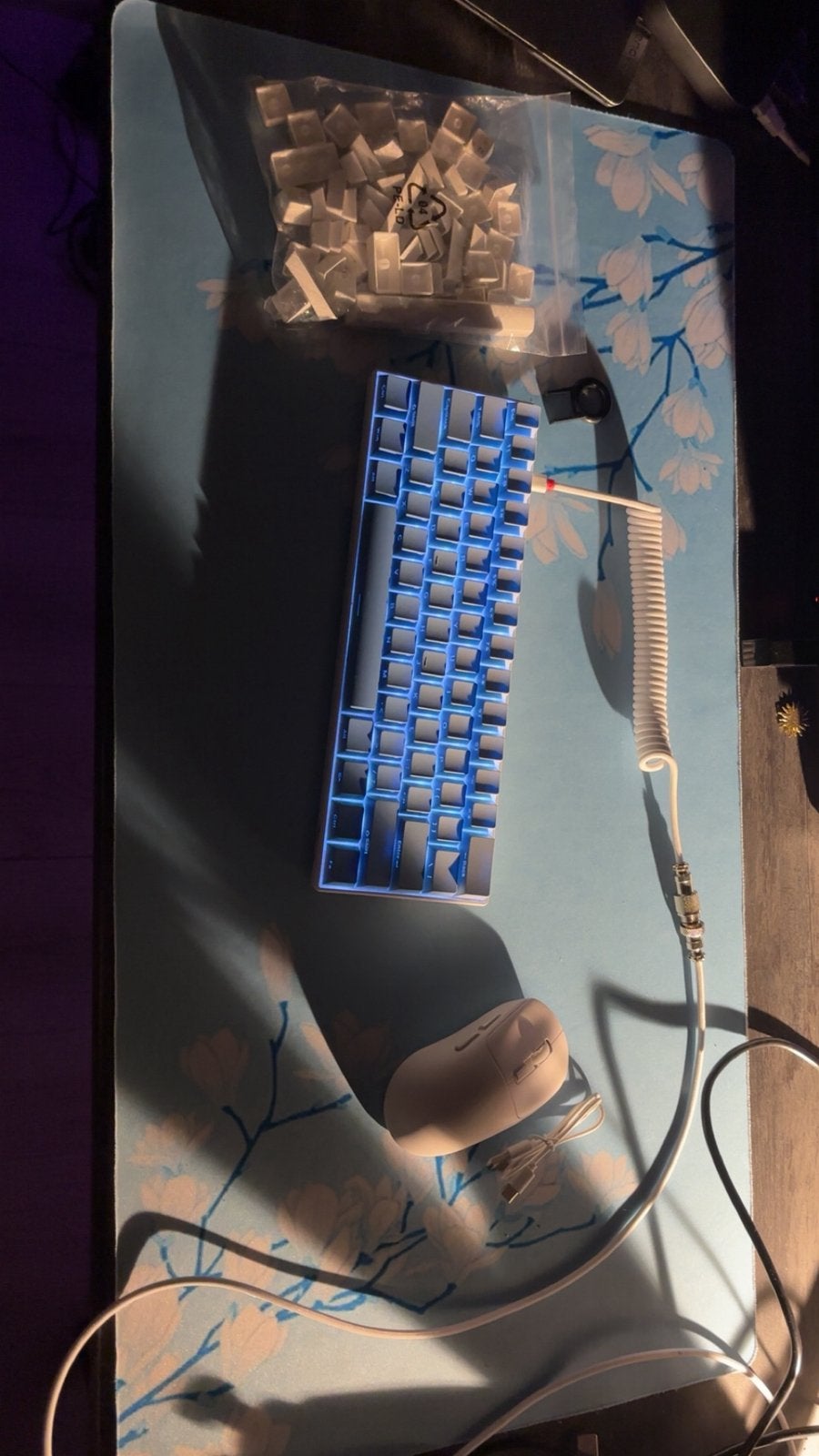 Volledige gaming set: keyboard, muis, muismat