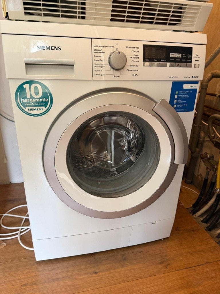 Wasmachine, Witgoed en Apparatuur, Wasmachines, Ophalen, 1200 tot 1600 toeren, Gebruikt, 8 tot 10 kg