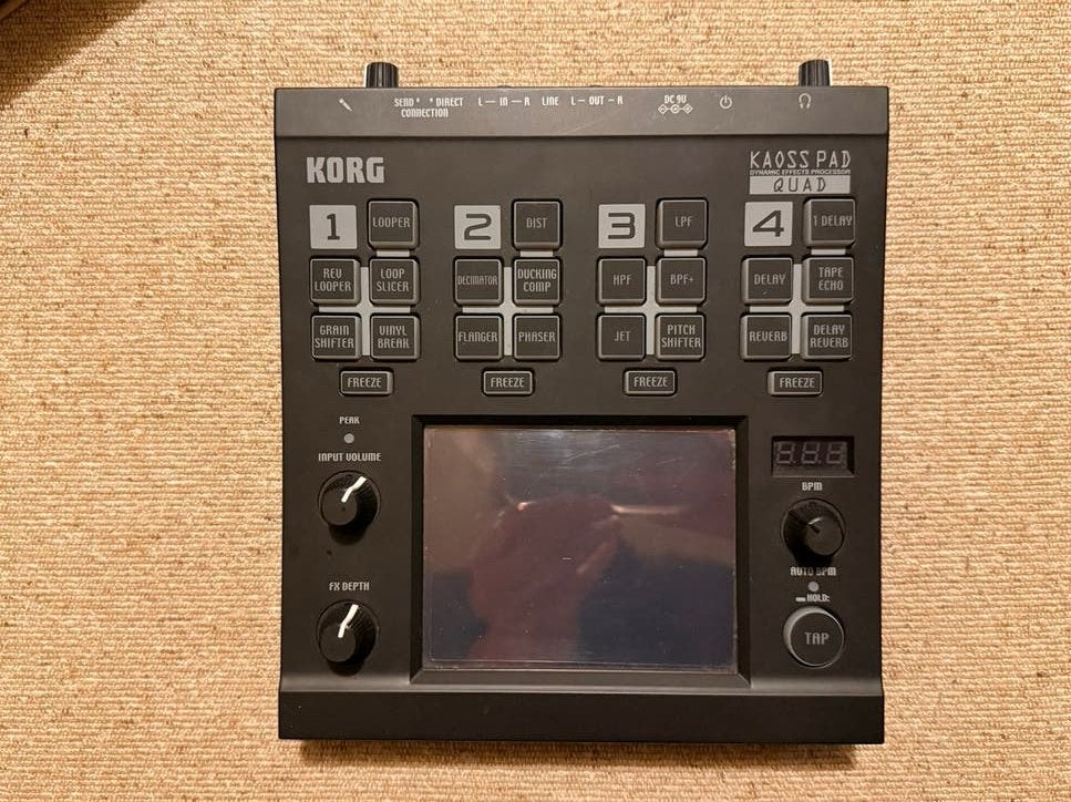 Korg Kaoss Pad Quad | Dynamische Effectprocessor, Ophalen of Verzenden, Zo goed als nieuw, Delay of Echo