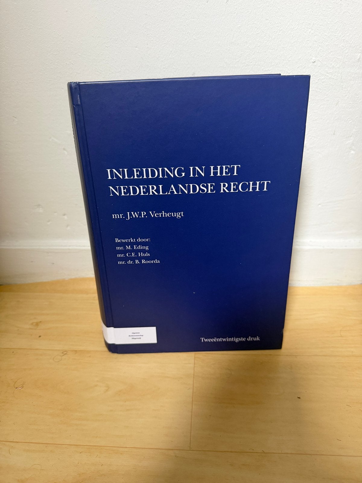 Inleiding in het Nederlandse recht, Boeken, Ophalen of Verzenden, Alpha, Zo goed als nieuw, HBO
