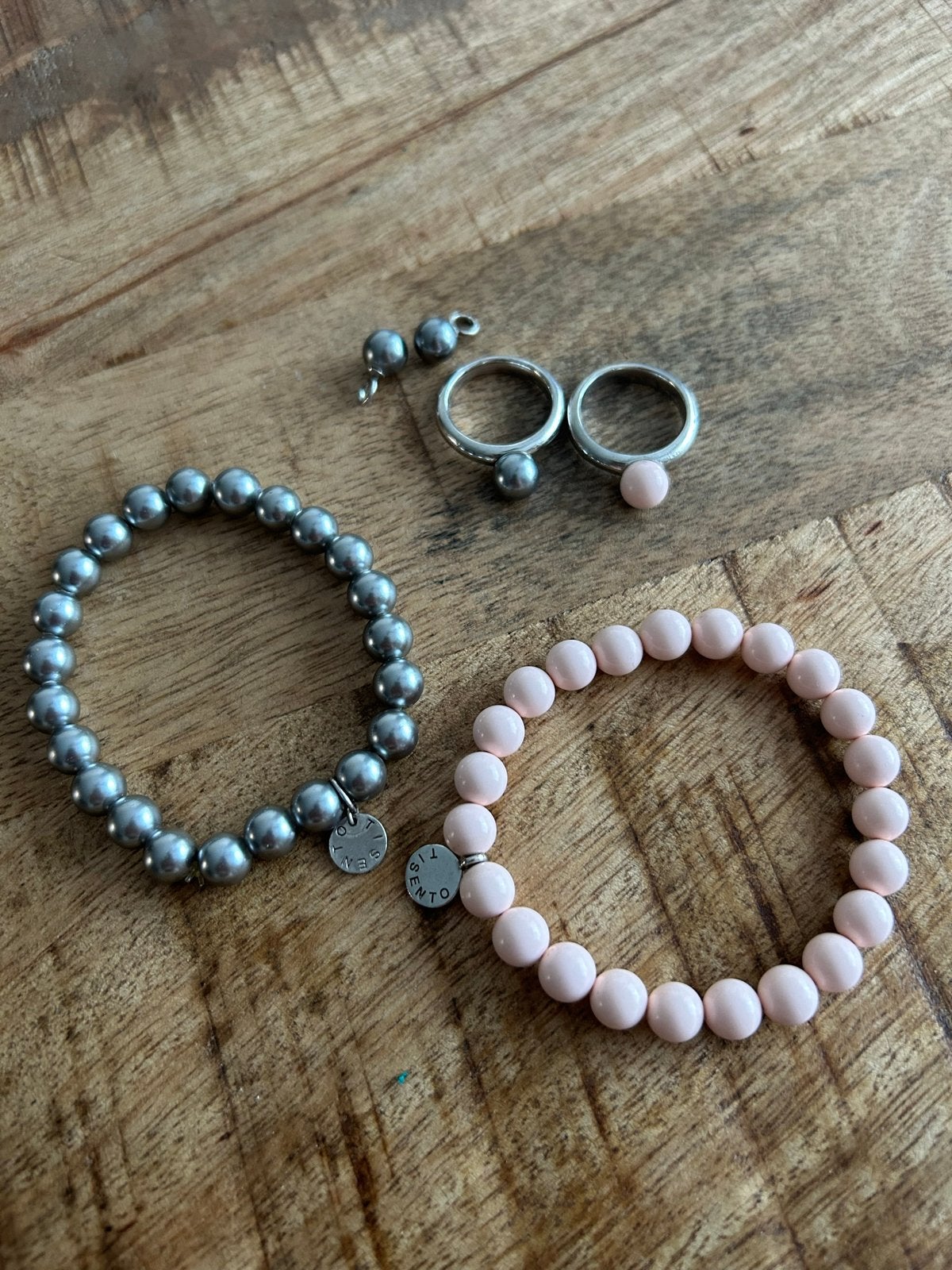 Sieraden set Ti Sento, Overige kleuren, Ophalen of Verzenden, Zo goed als nieuw, Met bedels of kralen