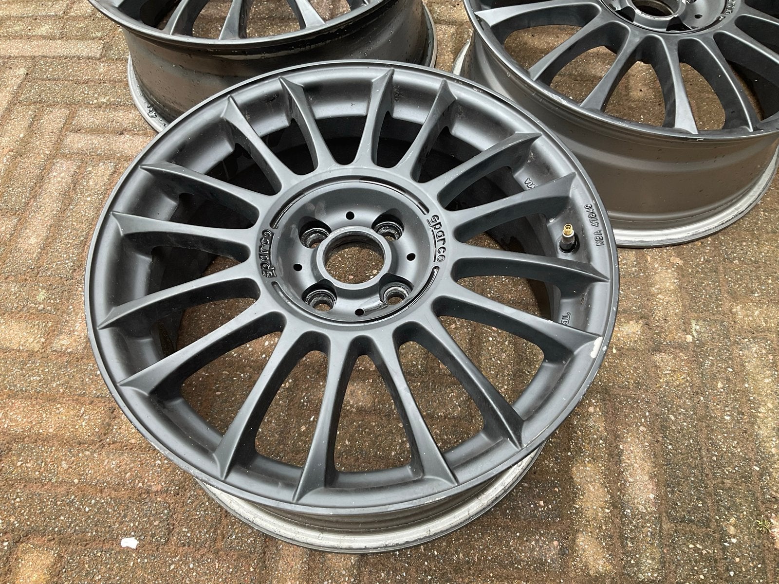 Sparco Velgen 17 inch 4x100 ET42 gemaakt door OZ, Auto-onderdelen, Banden en Velgen, Ophalen, Gebruikt, Velg(en), 17 inch
