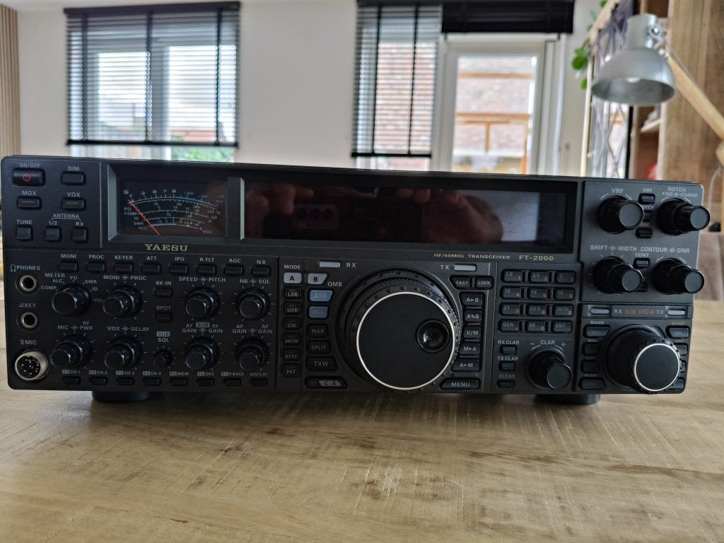 Yaesu FT2000 HF/50 mhz  incl. 11 meter, Ophalen, Zo goed als nieuw, Zender en Ontvanger