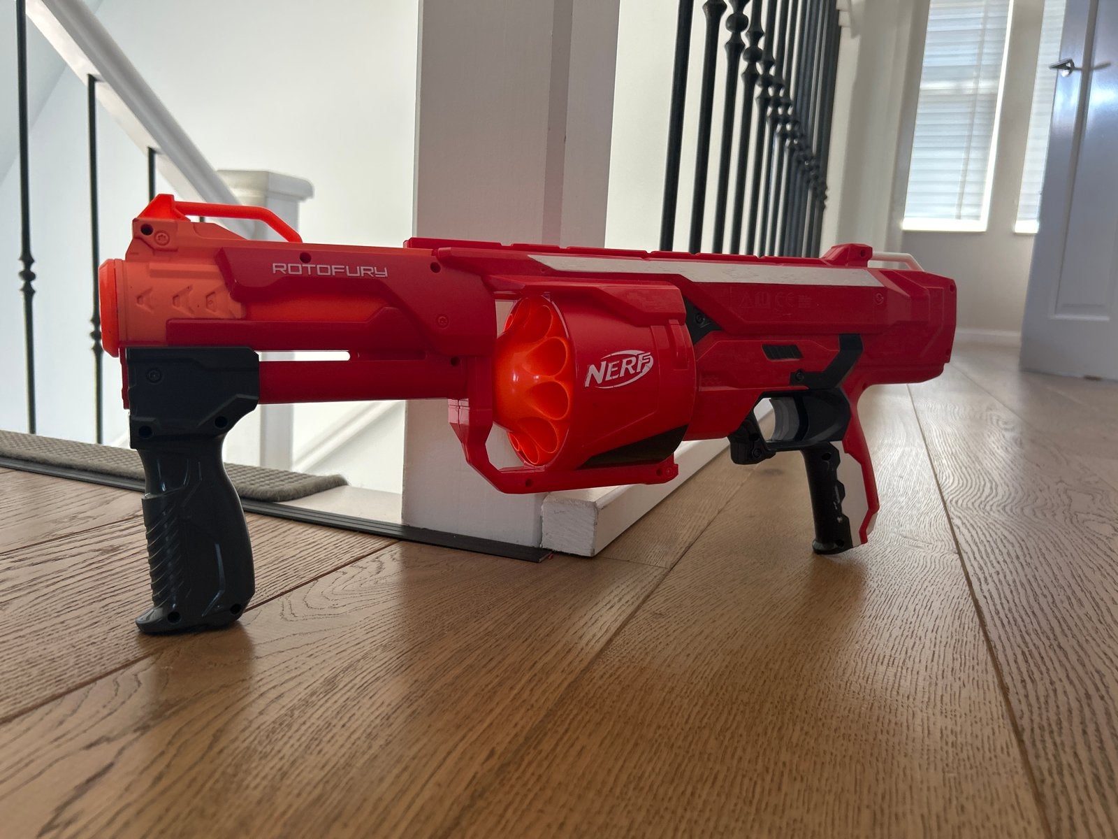Nerf Mega Rotofury Blaster - Goede staat, Ophalen, Gebruikt, Jongen of Meisje