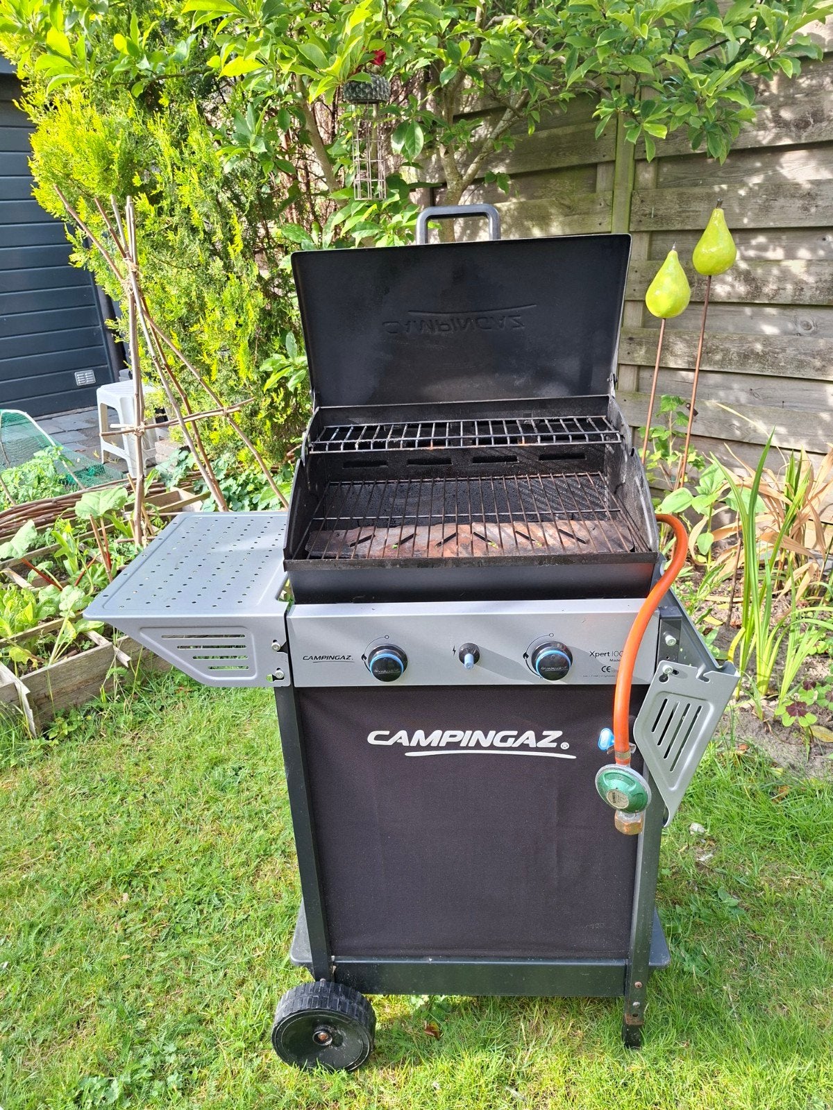 Gas barbeque bbq campingaz 110L+, Ophalen, Gebruikt