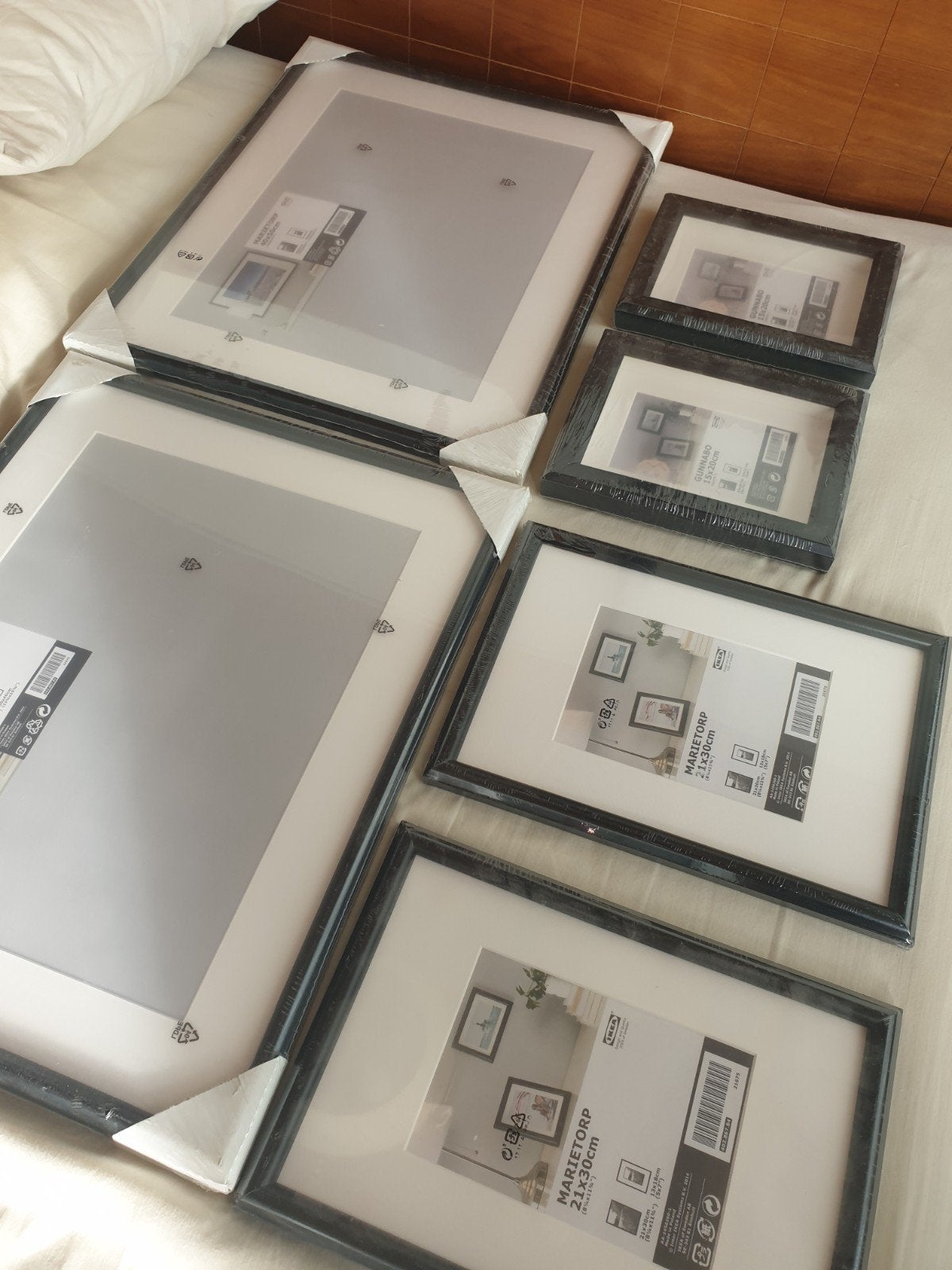 Nieuwe IKEA Marietorp en Gunnnabo fotolijsten 6 stuks, Ophalen, Nieuw, Fotolijst, Met glas