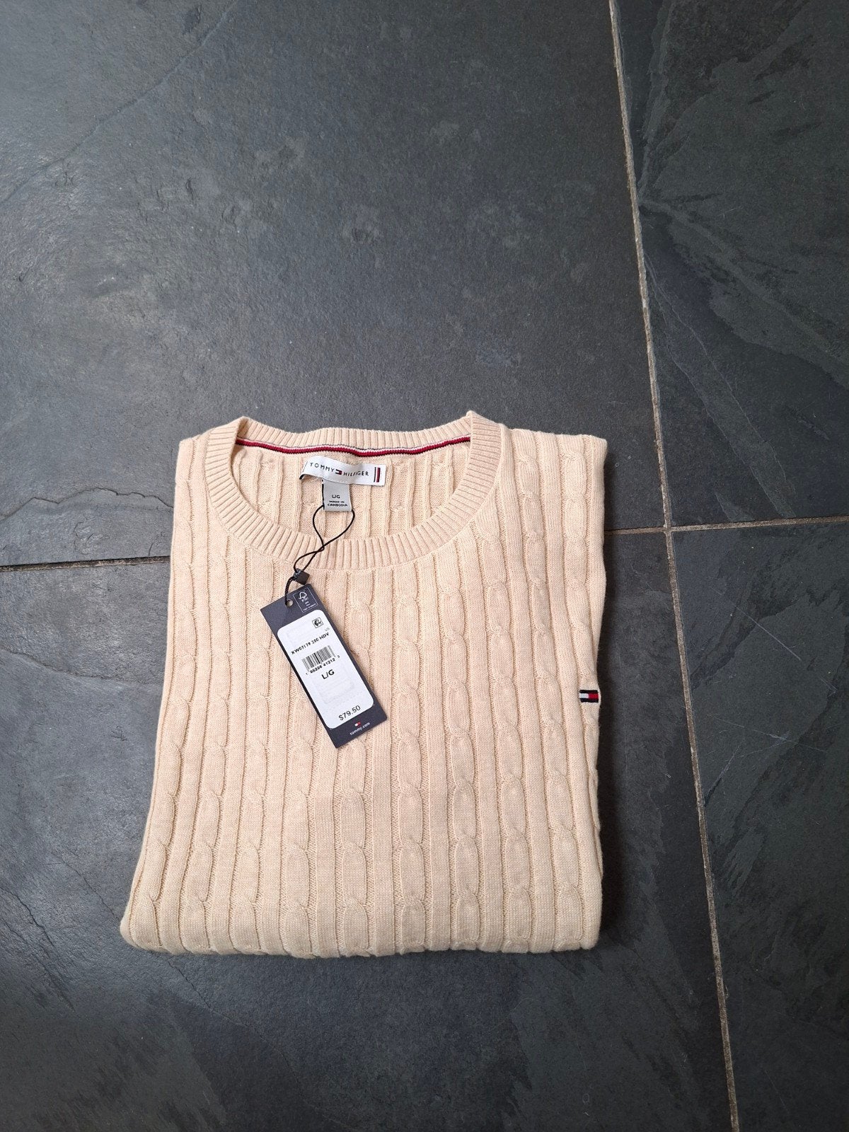 Tommy Hilfiger trui/kabeltrui maat M spiksplinternieuw!!!, Kleding | Dames, Truien en Vesten, Beige, Nieuw, Tommy Hilfiger, Ophalen