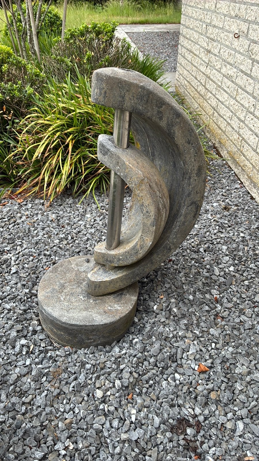 Klein ornament, Tuin en Terras, Waterpartijen en Fonteinen, Ophalen, Gebruikt, Beton, Waterornament