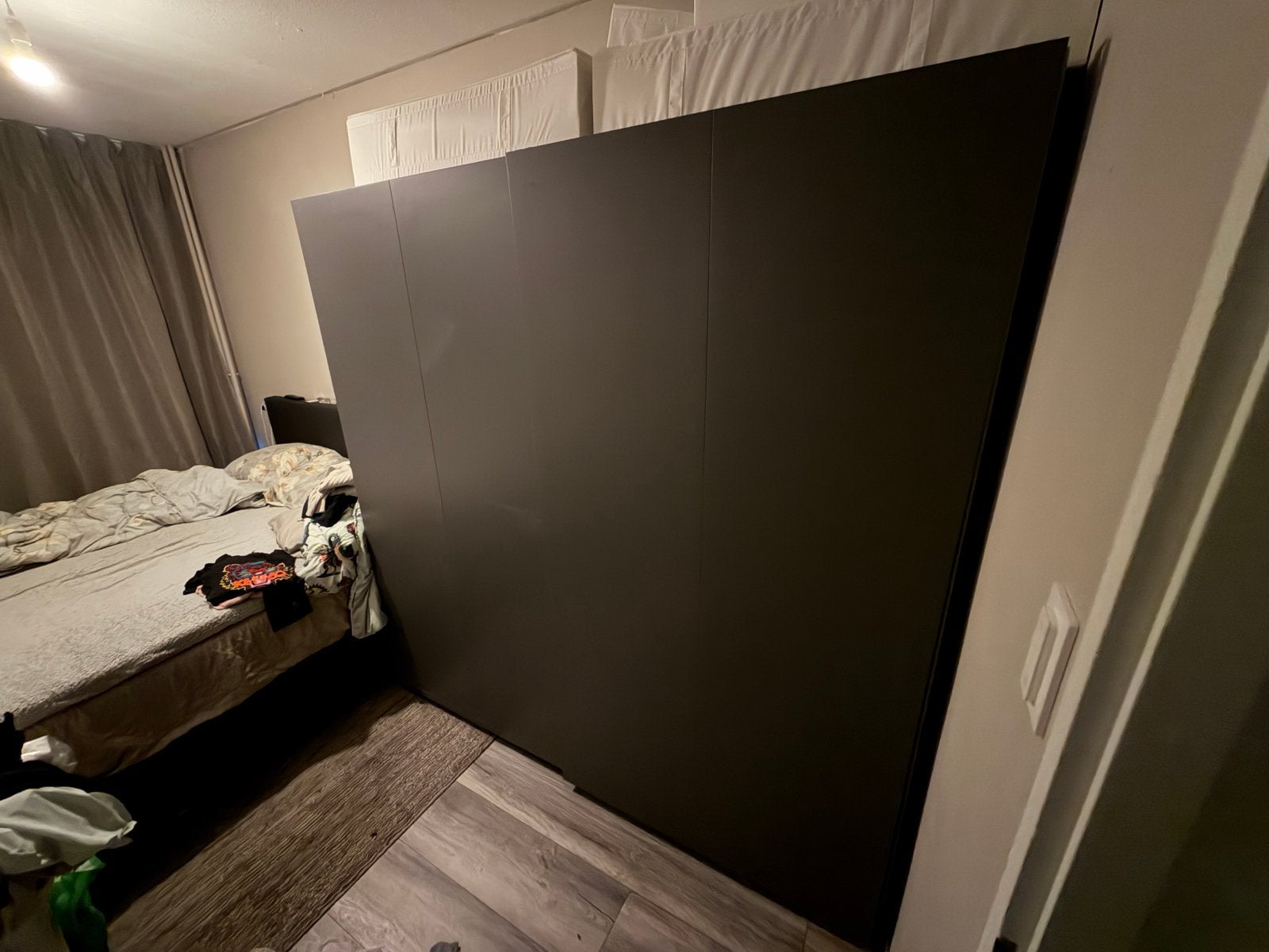 IKEA Pax Kledingkasten met Schuif- en Spiegeldeur, Met lade(s), Gebruikt, 200 cm of meer, Ophalen