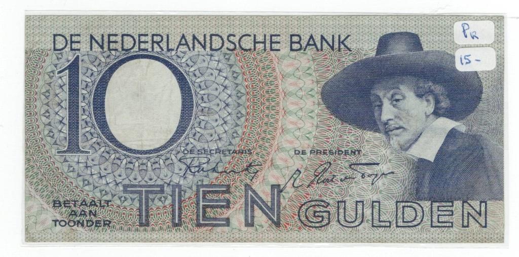 10 Gulden Staalmeester, Postzegels en Munten, Bankbiljetten | Nederland, Ophalen of Verzenden, 10 gulden, Los biljet
