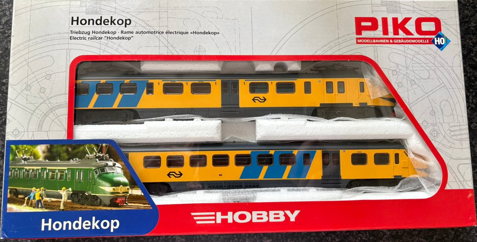 Piko 57522 H0 Hondekop Mat'54 Digitaal, Nieuwstaat, Treinset, Gelijkstroom, Piko, Ophalen of Verzenden