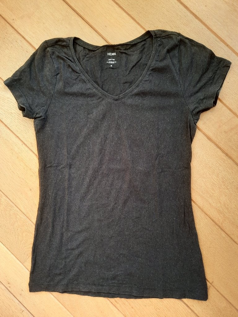 HEMA t- shirt zwart maat M, Maat 38/40 (M), Zwart, Ophalen of Verzenden, Zo goed als nieuw