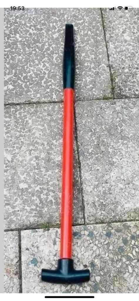 Steel schop met handvat - 88 cm, Ophalen of Verzenden, Gebruikt