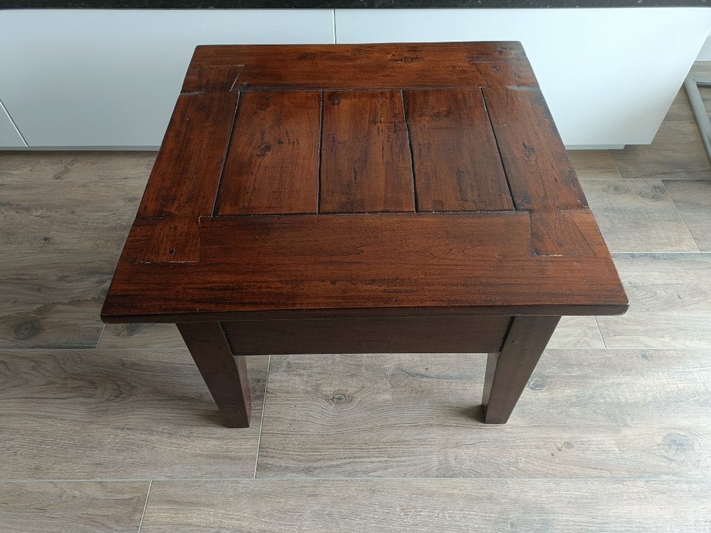 Bijzettafel salontafel met La, Gebruikt, Vierkant, 55 tot 75 cm, Landelijk