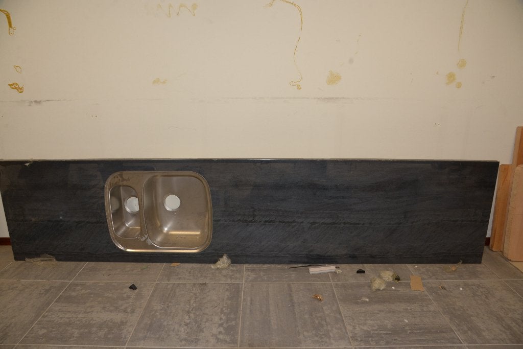 Keukenblad met spoelbak, Ophalen, Nieuw, 200 cm of meer, Minder dan 100 cm