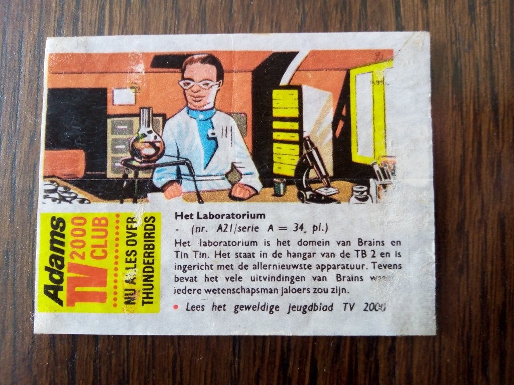 thunderbirds nr.A-12*1966*adams  tv 2000 club-laboratorium, Alle leeftijden, Ophalen of Verzenden, Gebruikt, Science Fiction en Fantasy