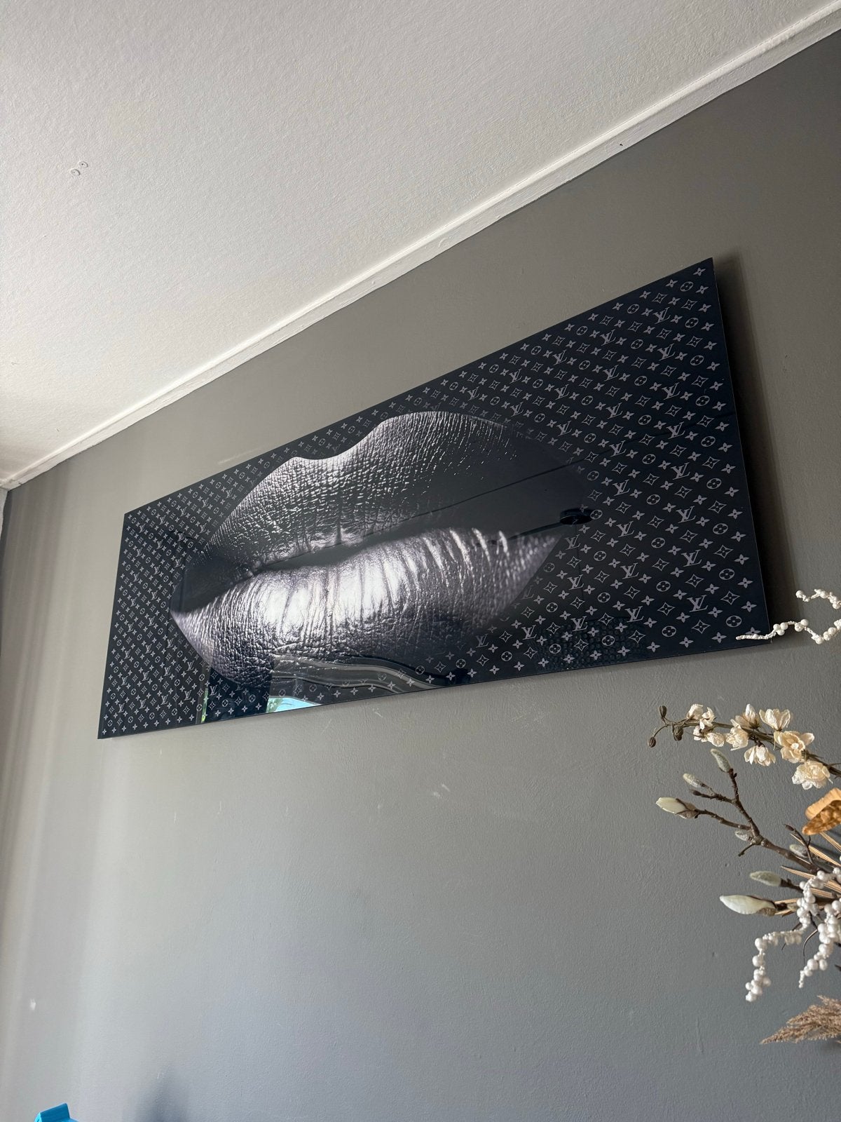 Eric kuster schilderij Louis Vuitton-patroon, Ophalen, 100 tot 125 cm, 5 – 50, Print