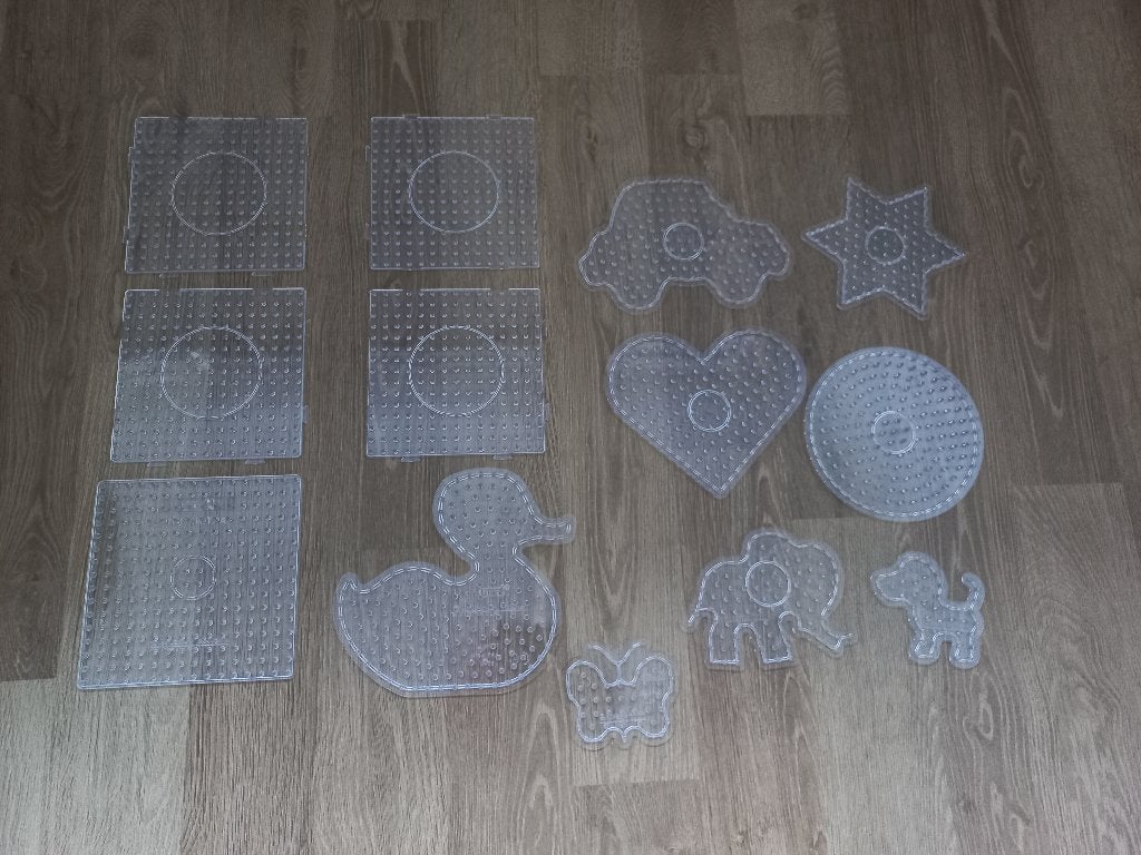 Hama strijkkralen grondplaten en voorbeelden, Ophalen, Zo goed als nieuw, Overige materialen, Hama