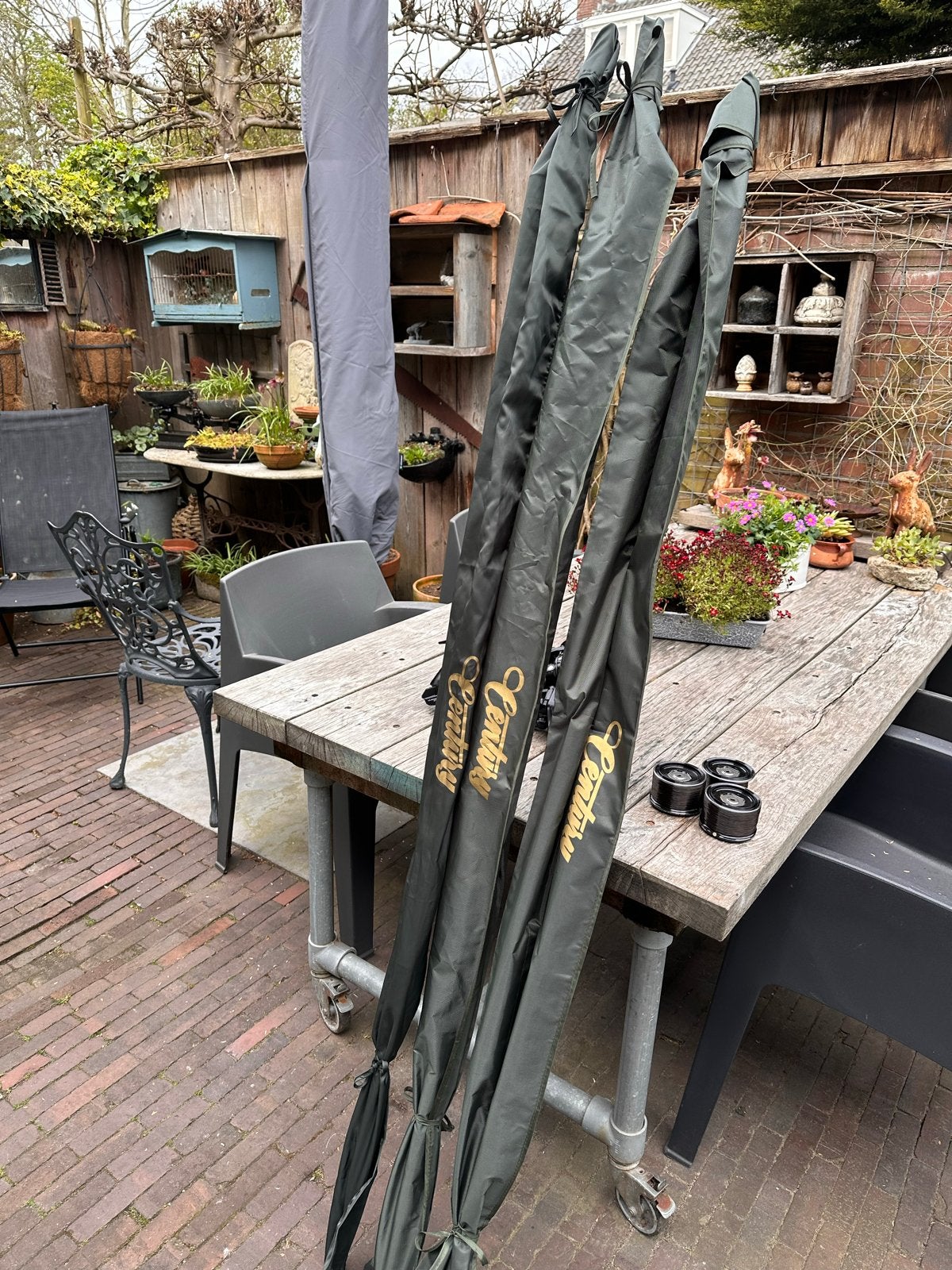 3x Century NG Hengels 12ft 2.75lb - Zo goed als nieuw, Watersport en Boten, Ophalen, Zo goed als nieuw, Werphengel
