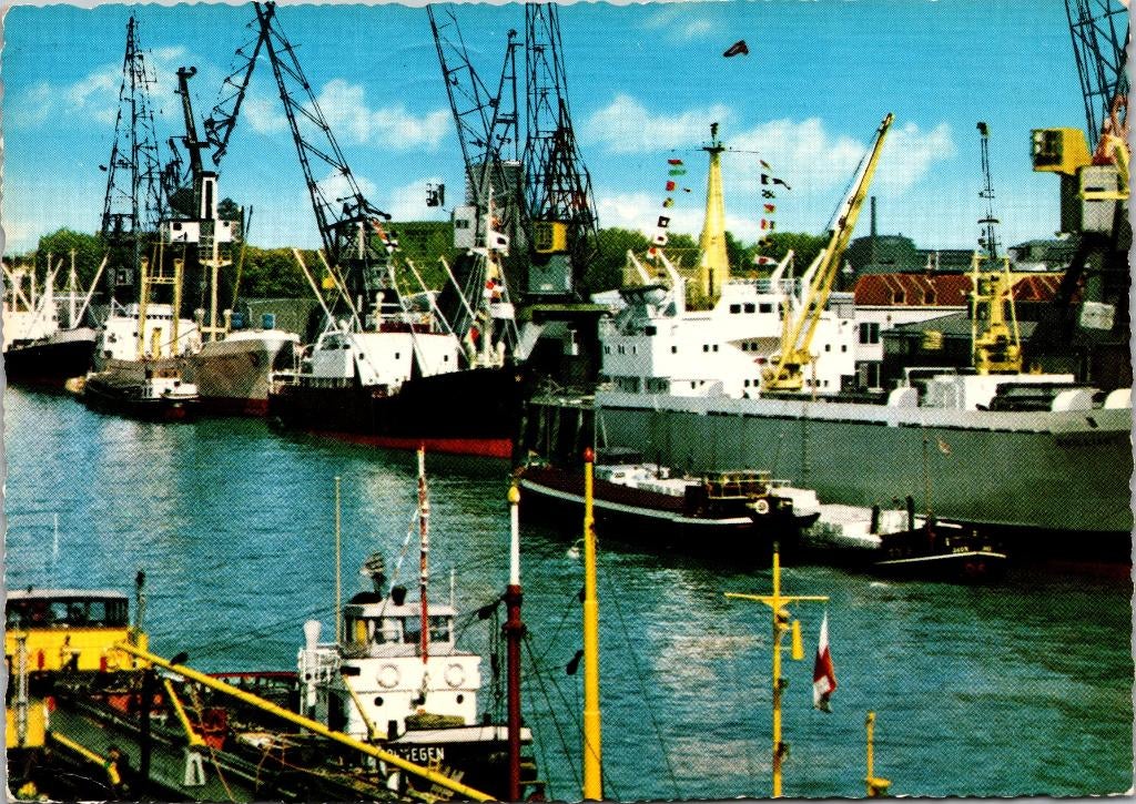 Havengezicht - Rotterdam (1970), Verzenden, 1960 tot 1980, Gelopen, Zuid-Holland