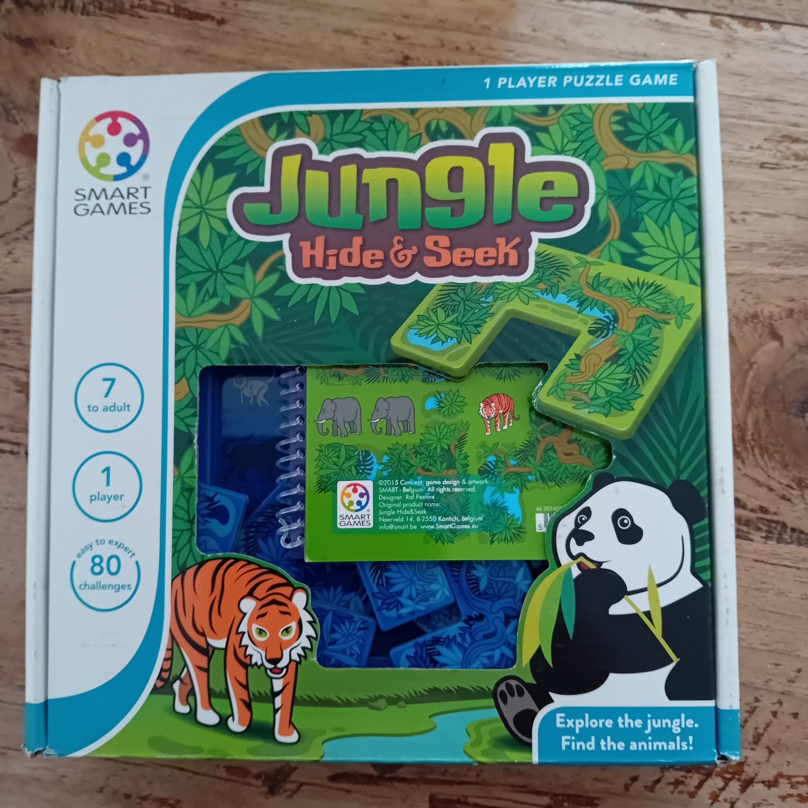 Smart Games Jungle Hide & Seek Puzzelspel, Ophalen of Verzenden, Minder dan 500 stukjes, Zo goed als nieuw, Overige typen