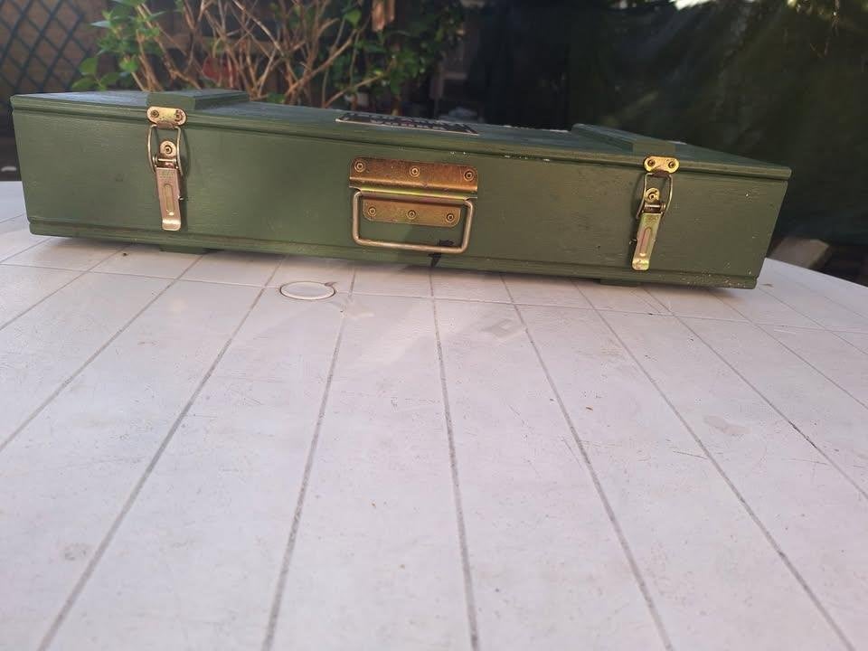 houten leger kist, Ophalen, Overige soorten, Nederland, Kist of Geocache