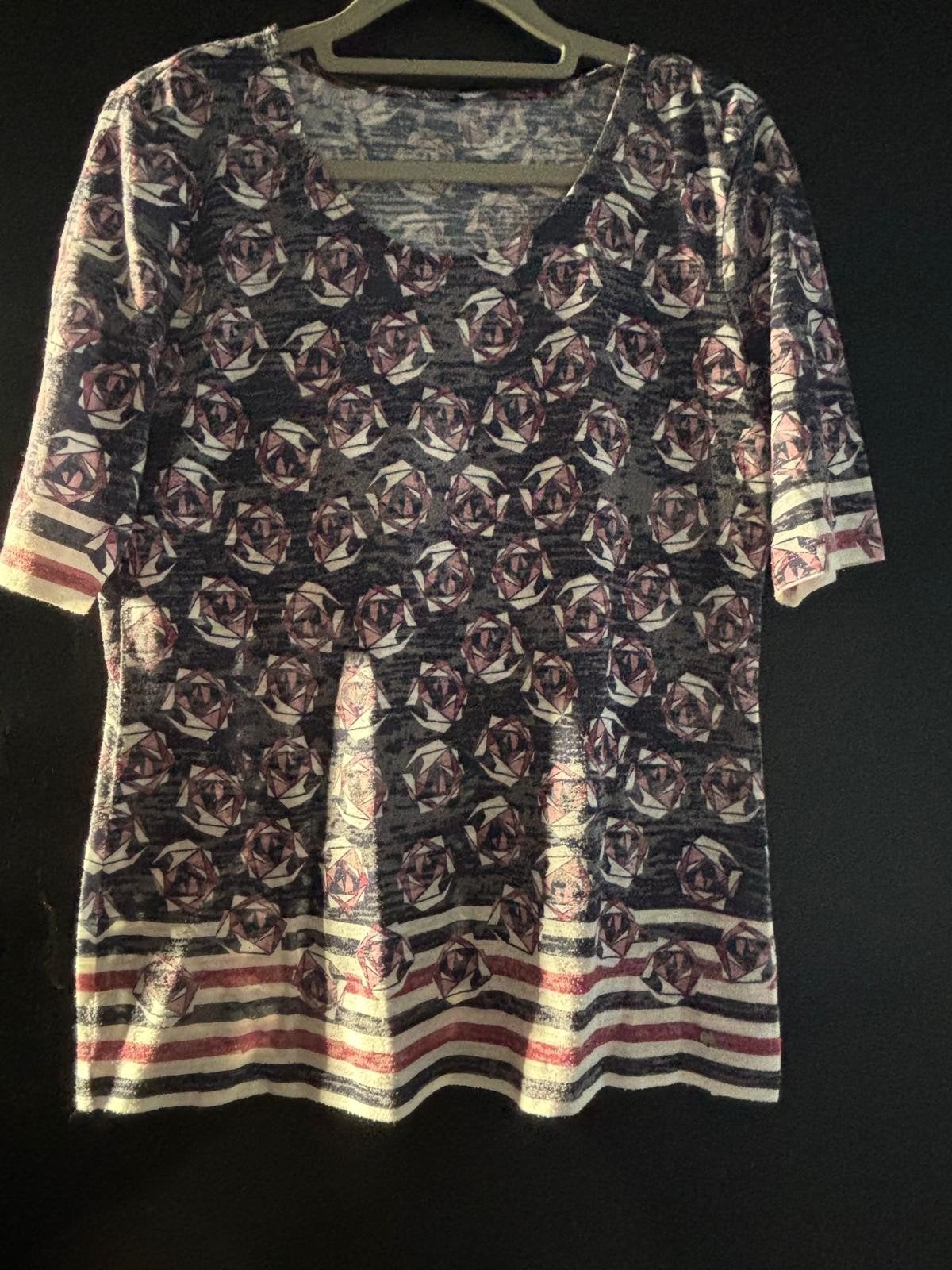 GERRY WEBER shirt maat 38, Verzenden, Zo goed als nieuw, Maat 38/40 (M), Korte mouw
