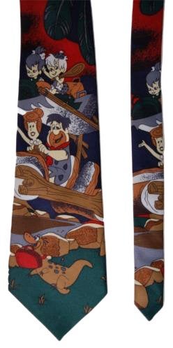 Nieuwe Flintstones 100% zijden stropdas, das, Overige kleuren, Flintstones, Verzenden, Nieuw