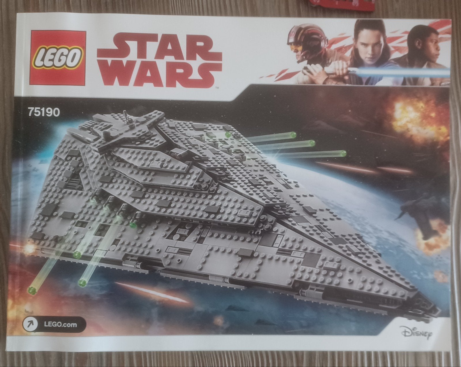 Lego Starwars Disney # 75190 bouw instructie boek, Ophalen of Verzenden
