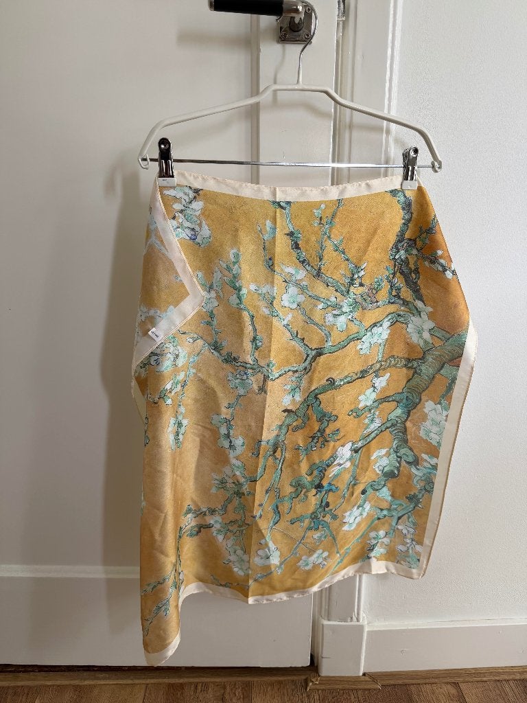 Van Gogh Amandelbloesem sjaal, Ophalen, Van Gogh, Maat 46/48 (XL) of groter, Zo goed als nieuw