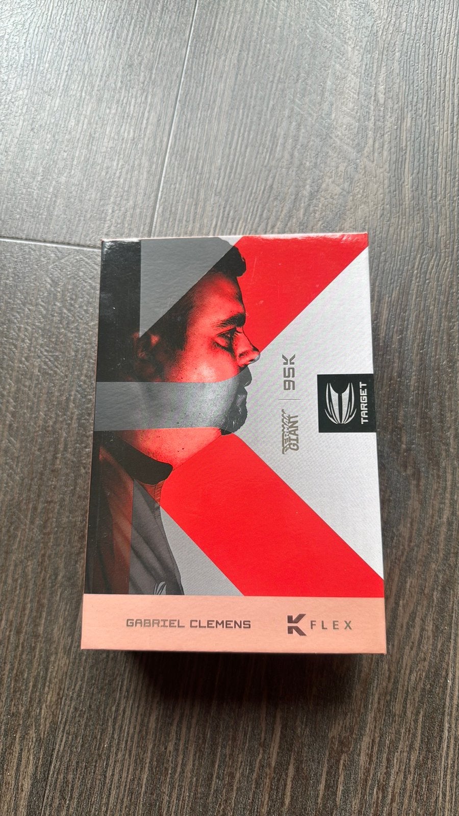 Target Gabriel Clemens 95K Swiss Point 95% - Dartpijlen, Sport en Fitness, Darts, Ophalen, Zo goed als nieuw, Pijlen
