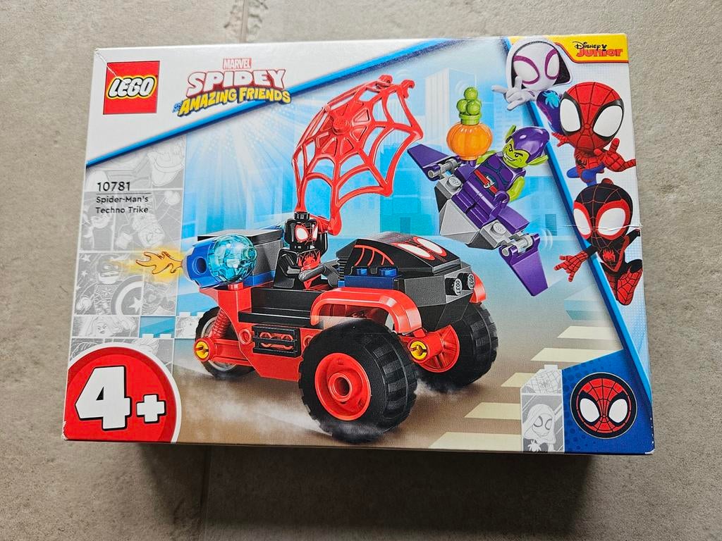 LEGO Spiderman's Techno Trike 10781 - Nieuw in doos, Ophalen, Inclusief minifiguren, Marvel, Lego