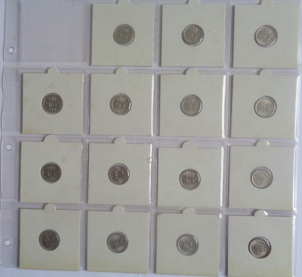 Juliana 10 Cent 1950-1980 complete set (30 stuks), Verzenden, Koningin Juliana, 10 cent, Setje