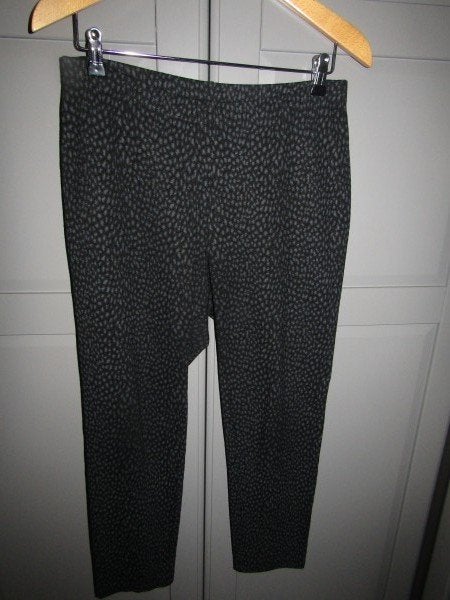 G687 Sylver mt 38 legging zwart grijsblauw tricot, Maat 38/40 (M), Sylver, Verzenden, Zwart