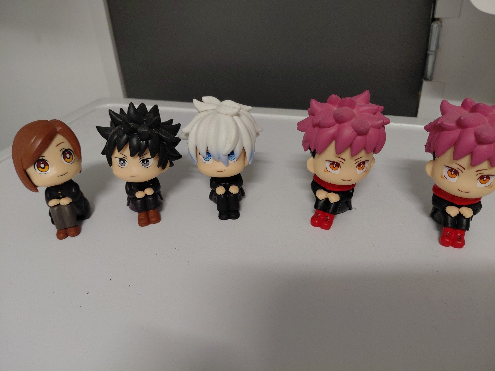 Jujutsu Kaisen Chibi Figuren Set - 5 Stuks, Ophalen of Verzenden, Zo goed als nieuw