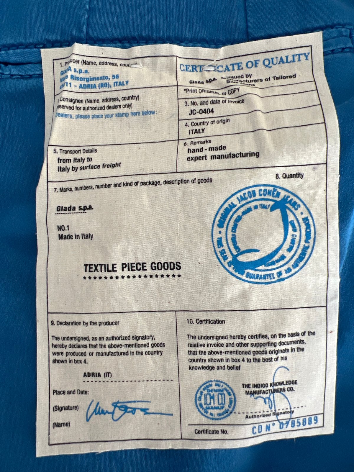 Jacob Cohen Jeans - Nieuw met labels - Maat W36, Kleding | Heren, Spijkerbroeken en Jeans, Ophalen of Verzenden, Nieuw, Blauw