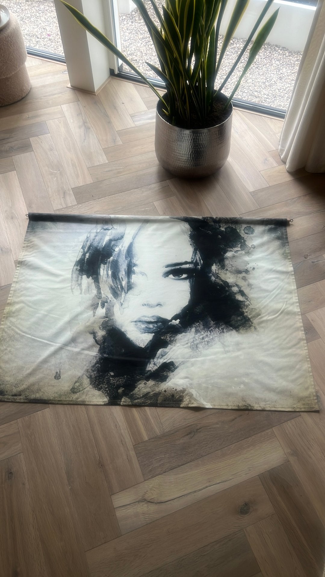 Wandkleed urban cotton, Ophalen of Verzenden